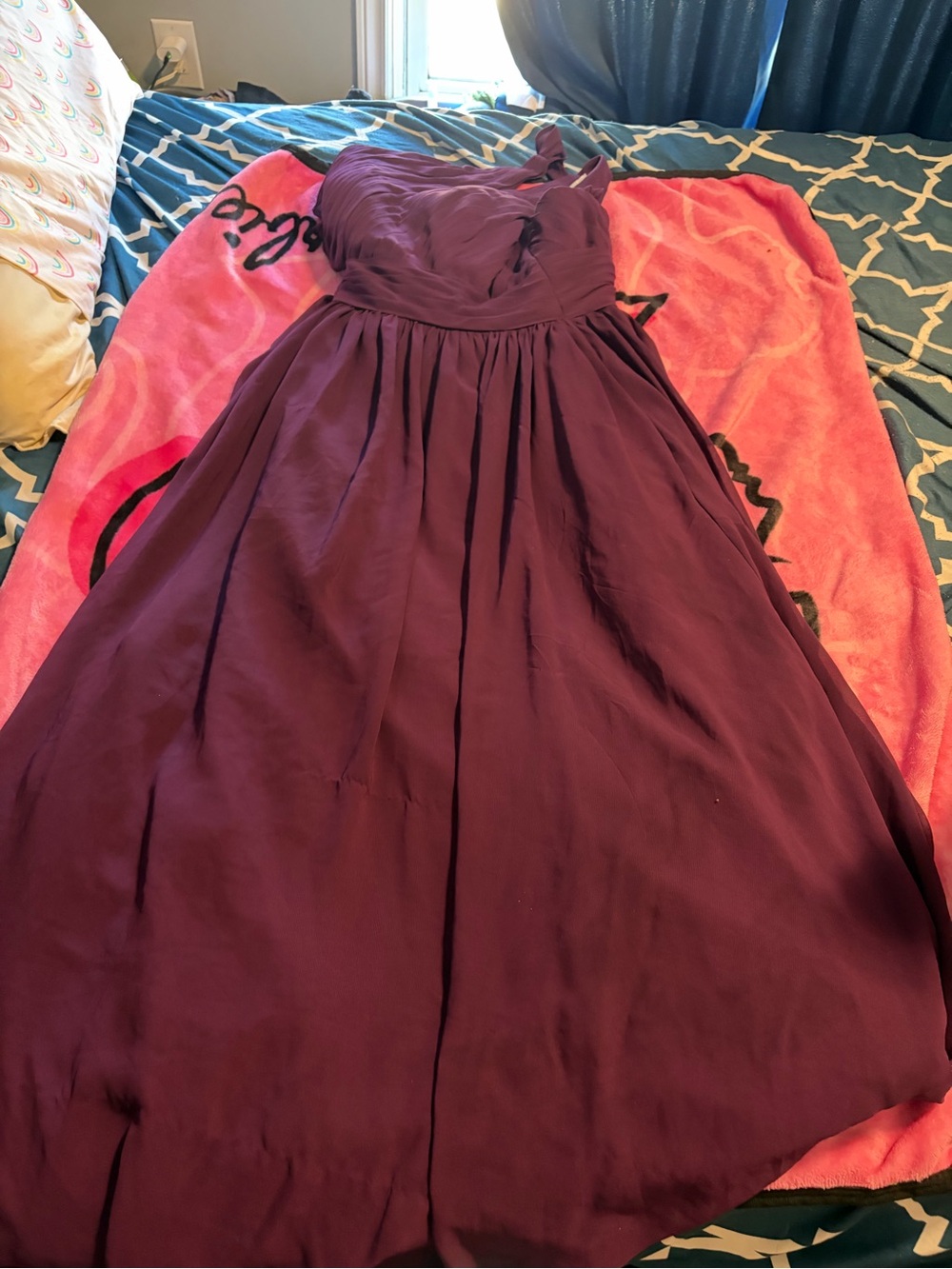 Large one strap dress